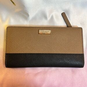 Kate Spade Black and Brown Wallet